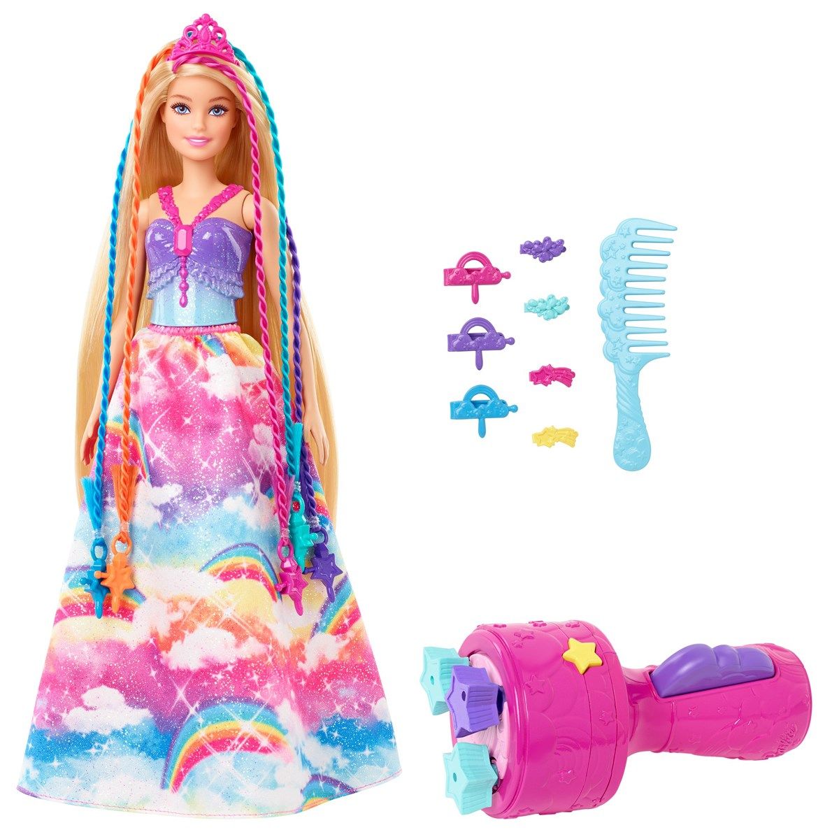 Barbie Docka Dreamtopia Twist ‘n Style™ Hårstyling - Set